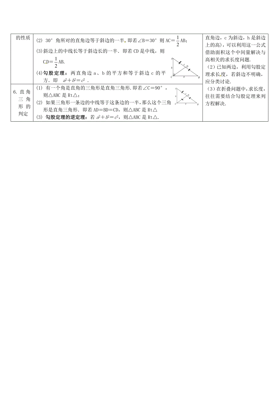 【冀教版】中考数学：知识清单梳理 第16讲等腰、等边及直角三角形_第2页