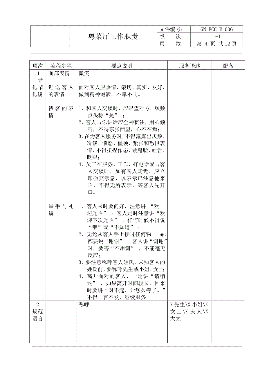 中餐部粤菜厅服务员工作职责.doc_第4页