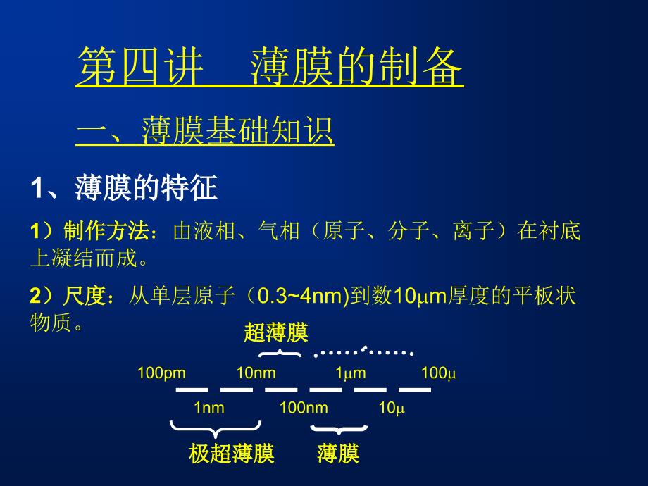 材料物理制备基础：3薄膜的制备1薄膜基础_第4页