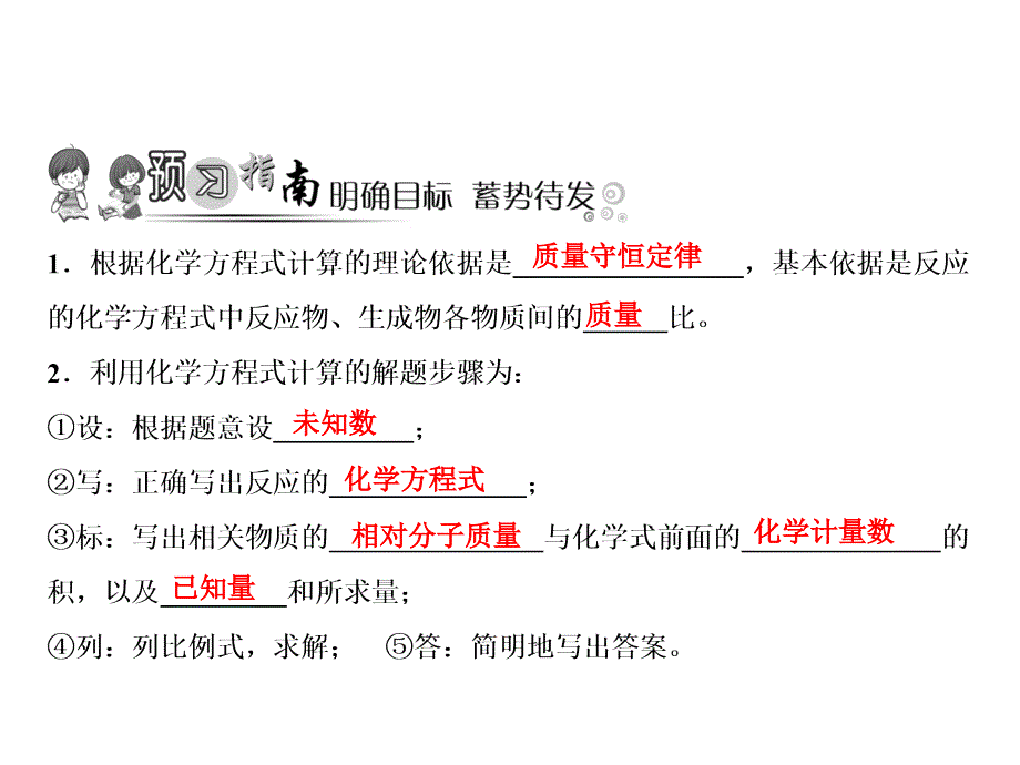 人教版化学九年级上册习题课件：第5单元课题3利用化学方程式的简单计算_第2页