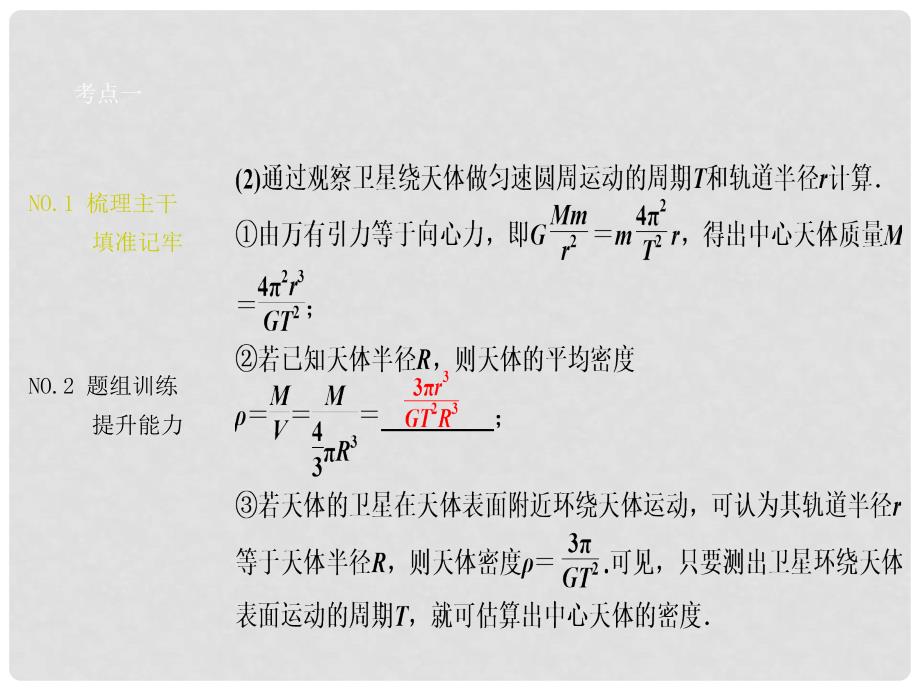 优化探究（新课标）高三物理一轮复习 第4章 曲线运动 万有引力与航天 第4讲 万有引力与航天课件_第4页