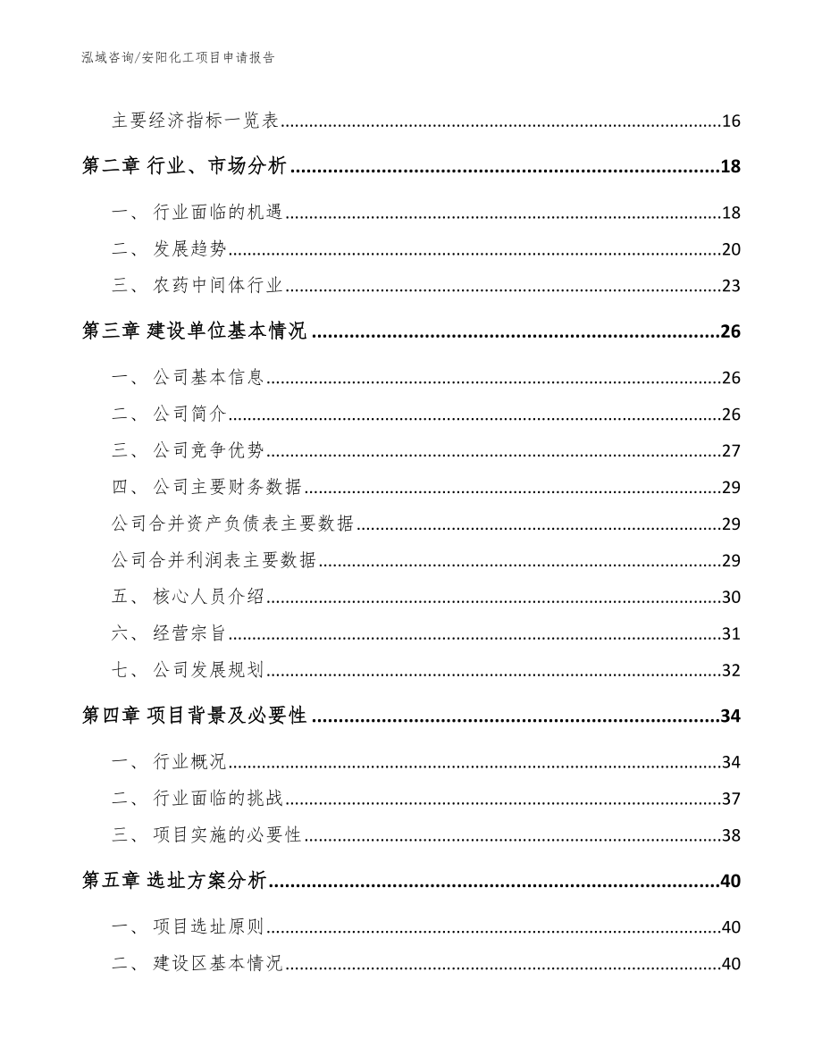 安阳化工项目申请报告_第3页