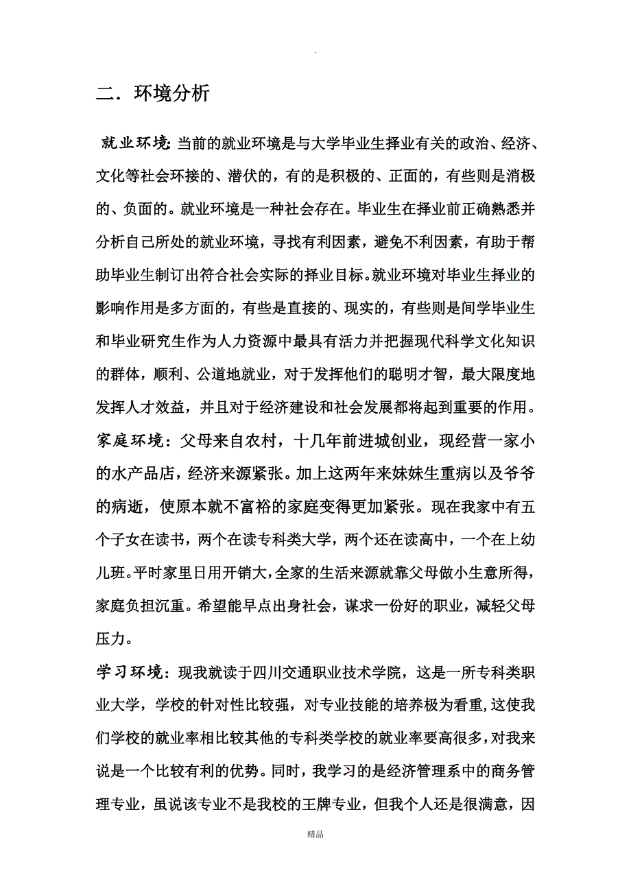 职业规划word版_第4页