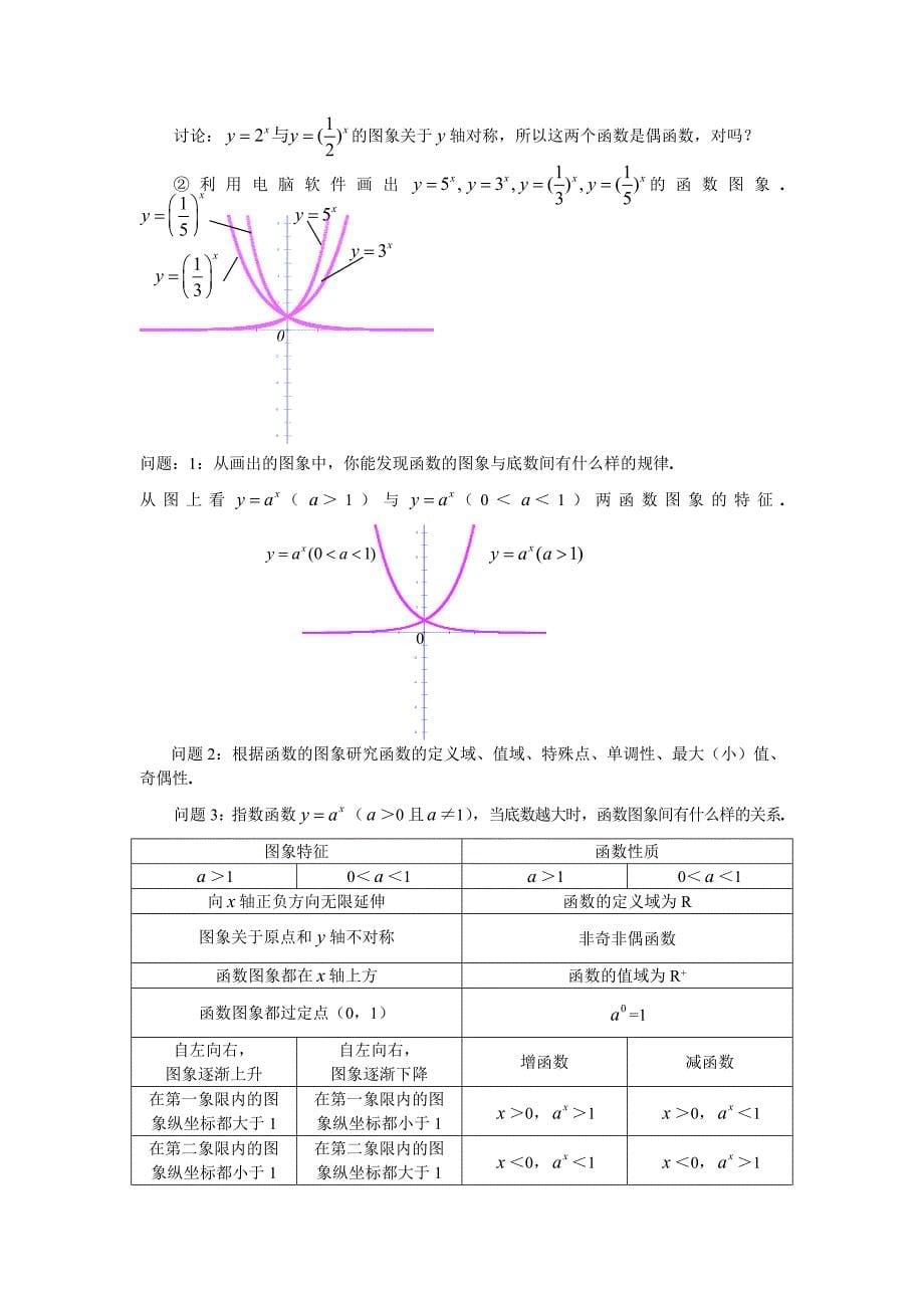 指数函数教学设计方案_第5页