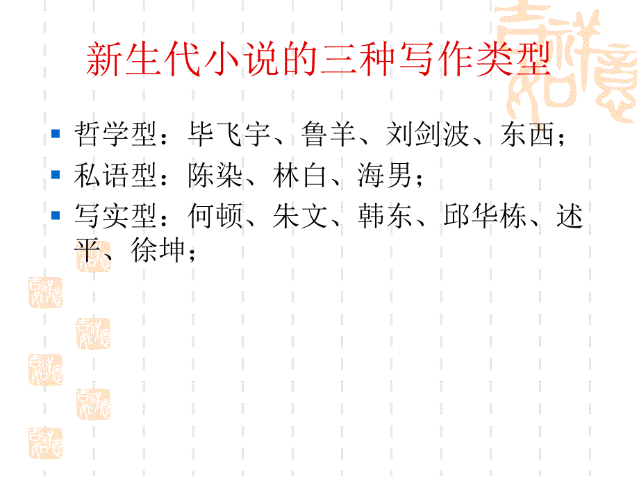 现当代文学第四节新生代小说_第3页