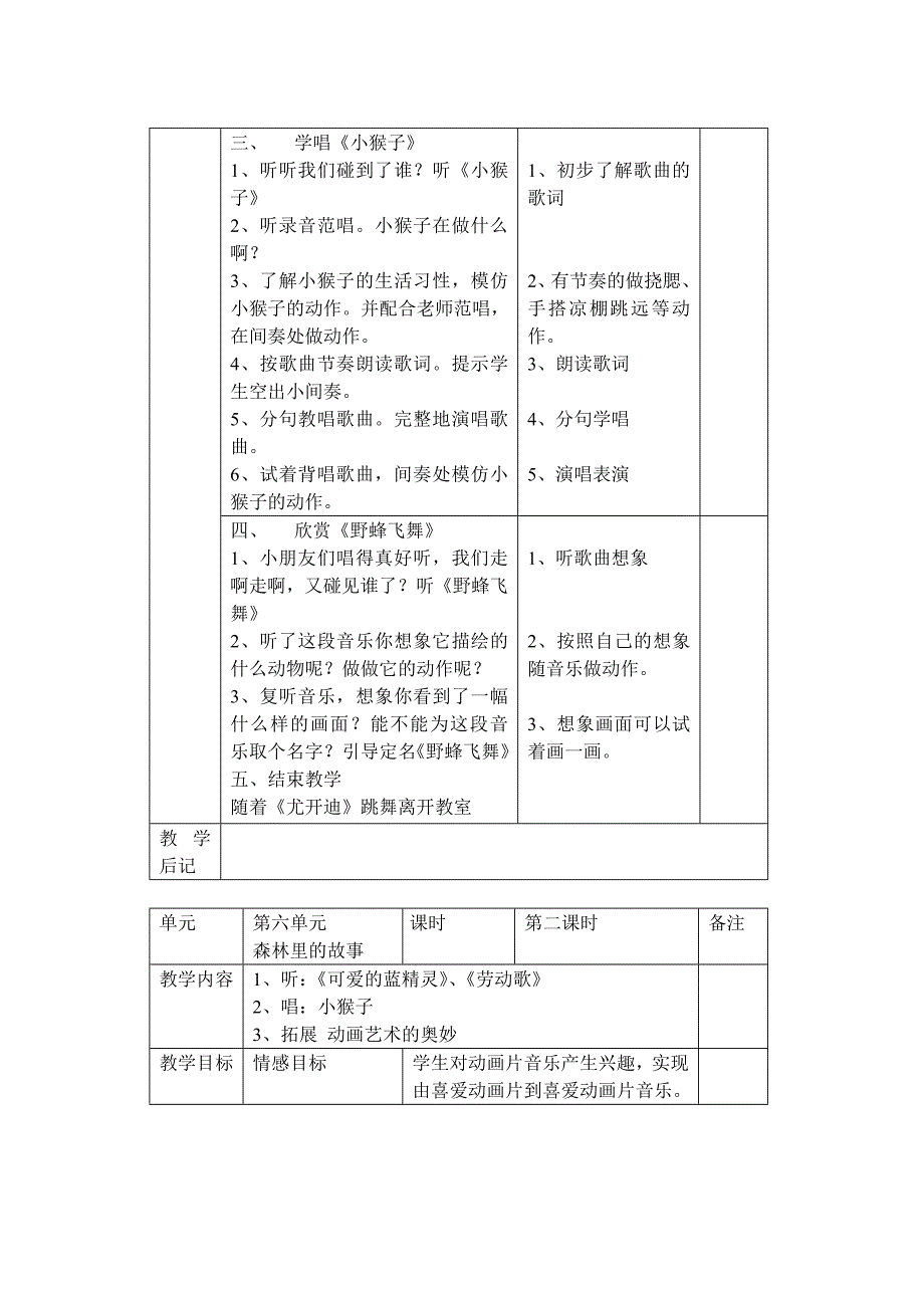 小学音乐第02册教案(苏教版)(精品)_第4页