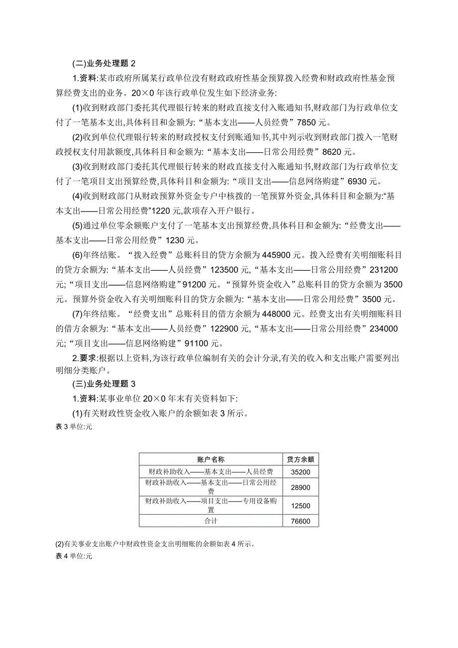 政府与非营利组织会计模拟考试题及答案_第4页