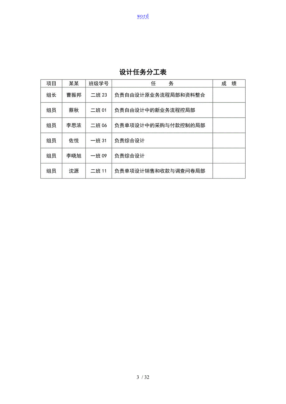 内部的控制实训报告材料_第3页