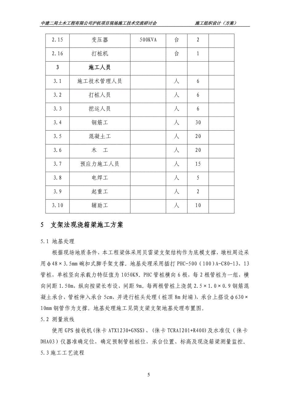 简支梁支架法现浇箱梁施工方案1130_第5页