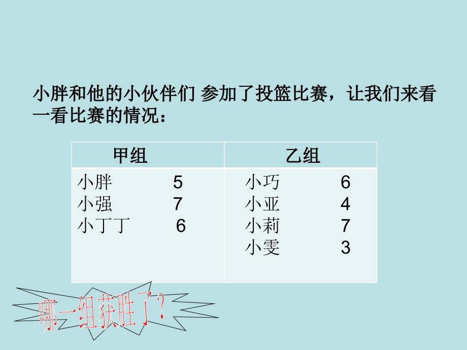 五年级上册数学课件3.1统计平均数沪教版共18张PPT1_第3页