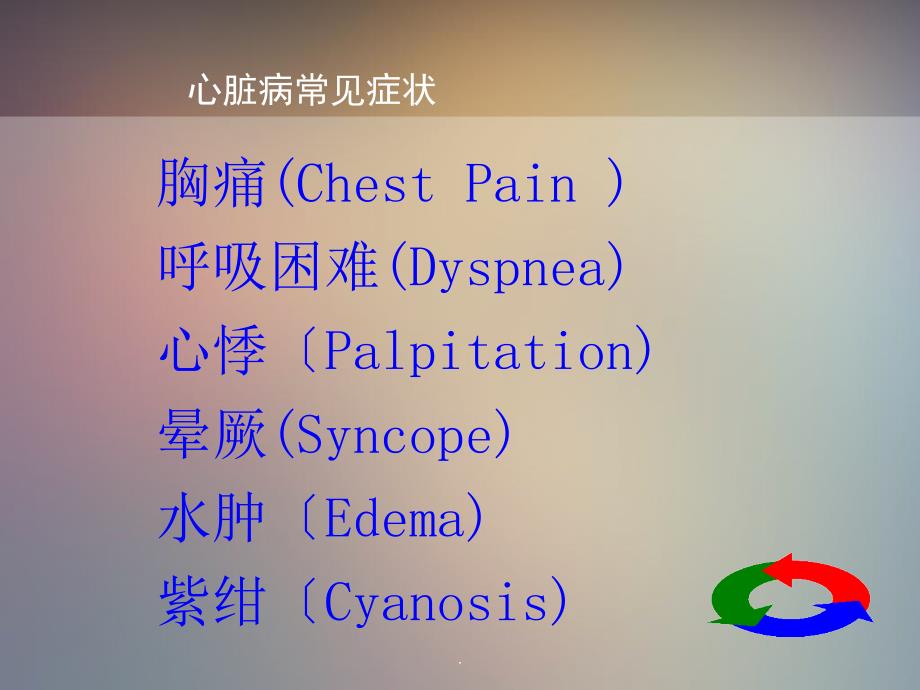 循环系统常见症状和体征ppt课件_第2页