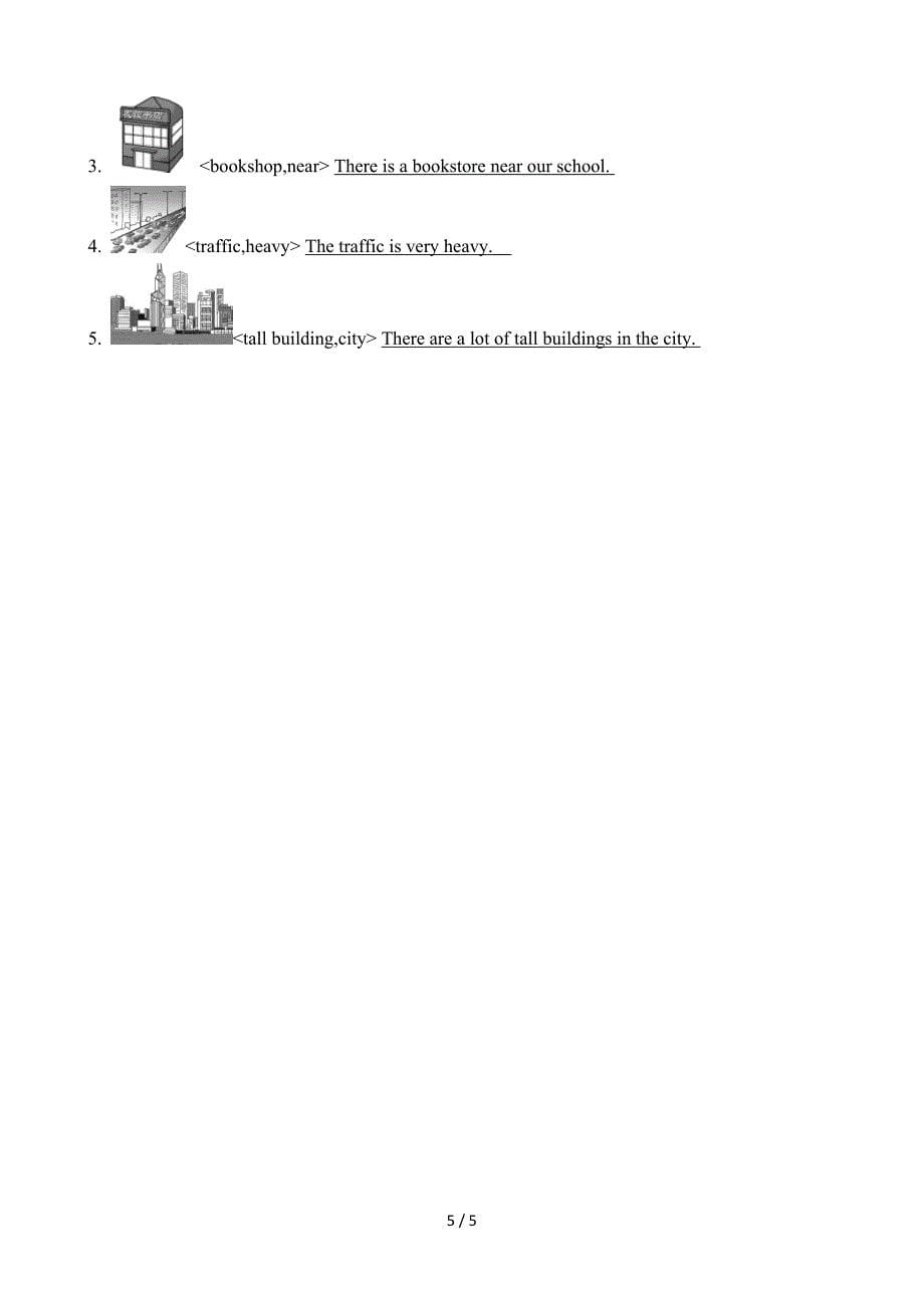 仁爱英语七年级下册Unit-6-Topic-2-基础训练(含答案)_第5页