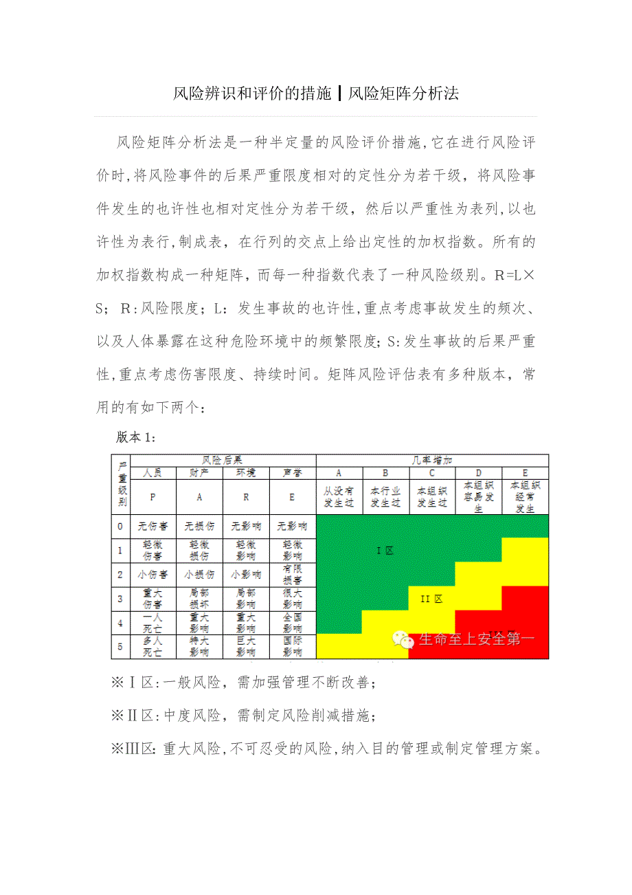 风险辨识和评价的方法_第1页