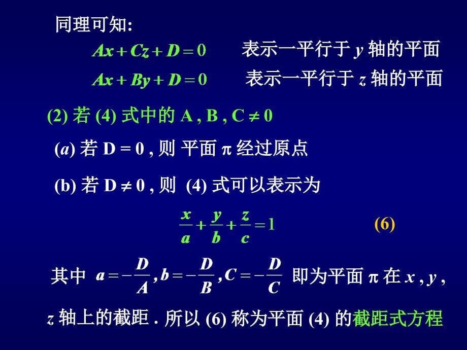 高等数学课件：10.3 平面与直线_第5页