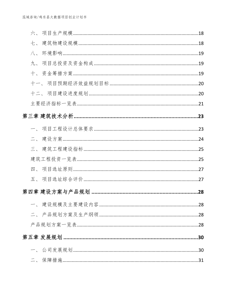 鸡东县大数据项目创业计划书范文参考_第3页