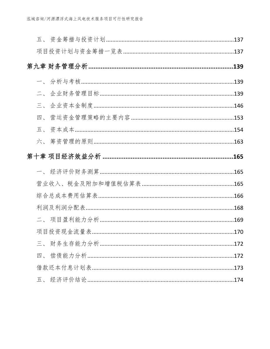 河源漂浮式海上风电技术服务项目可行性研究报告_第5页