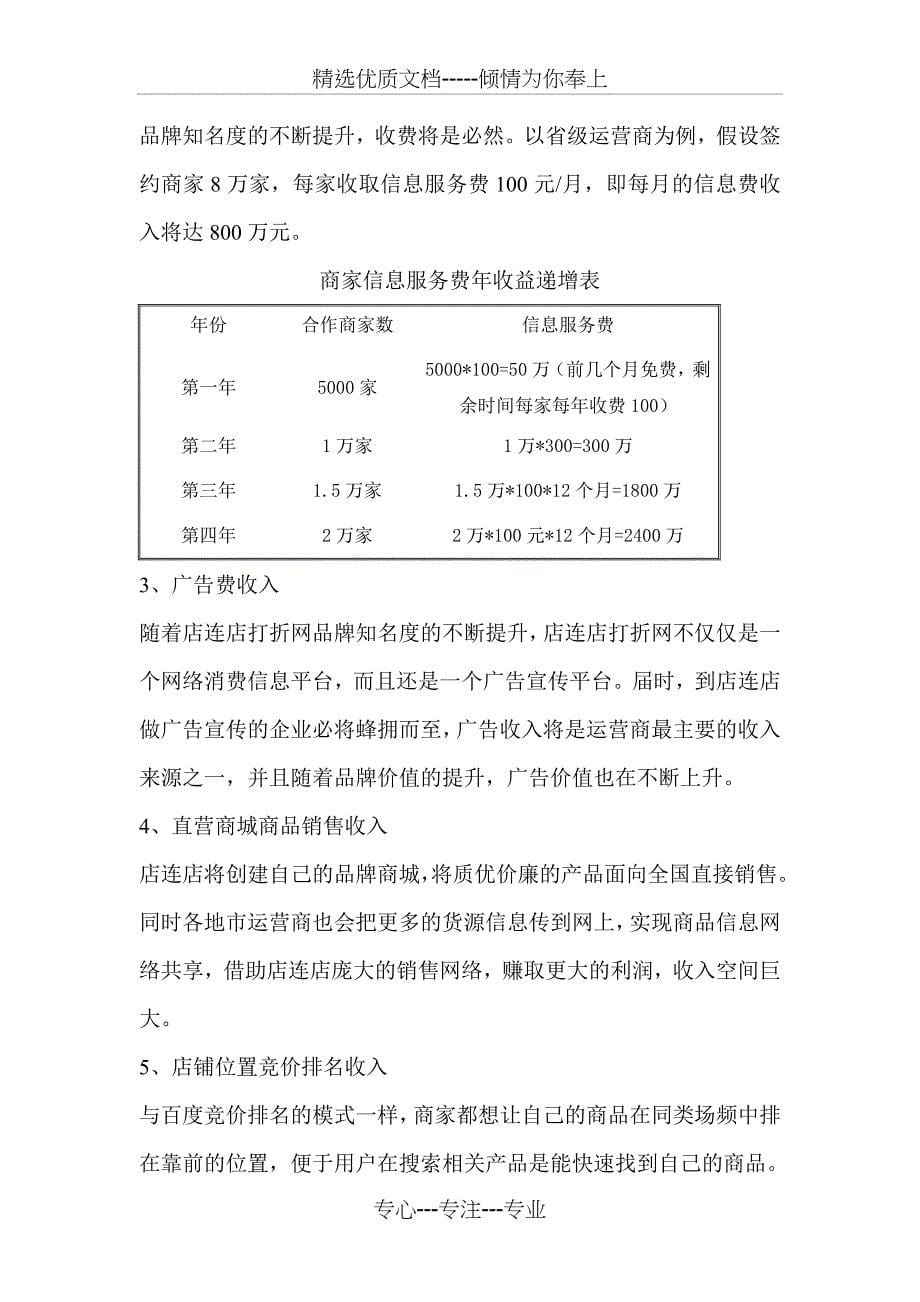 店连店打折网招商手册_第5页