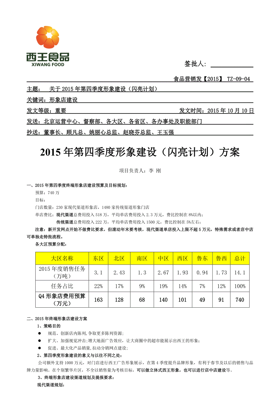 第四季度形象店建设闪亮计划方案_第1页