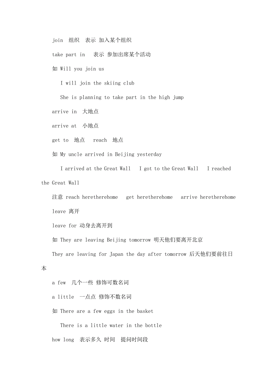 仁爱版八年级英语上册各单元语言点归纳及单元测试题【家教辅导资料】（可编辑）_第4页