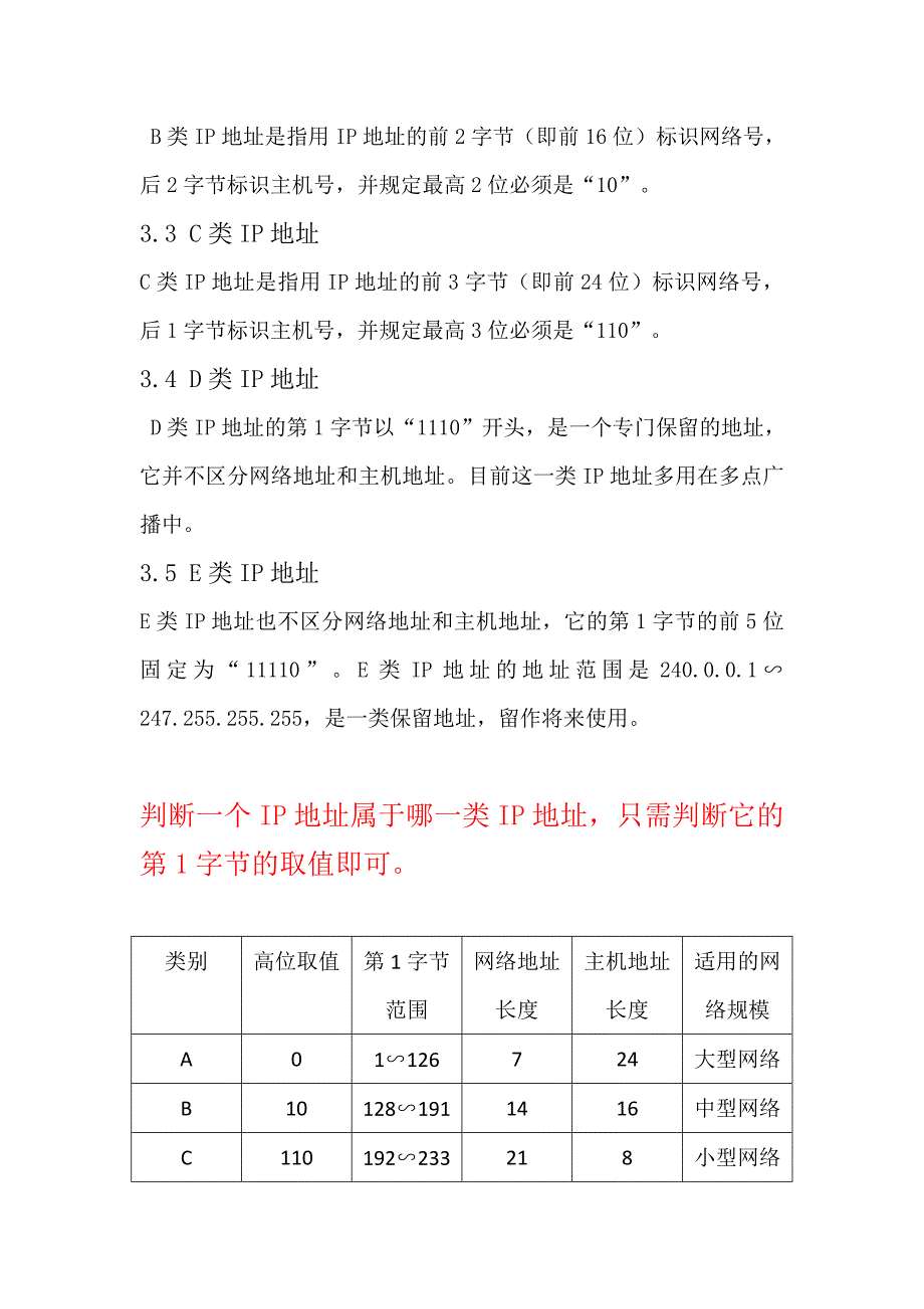 学习笔记-规划并配置IP地址_第3页