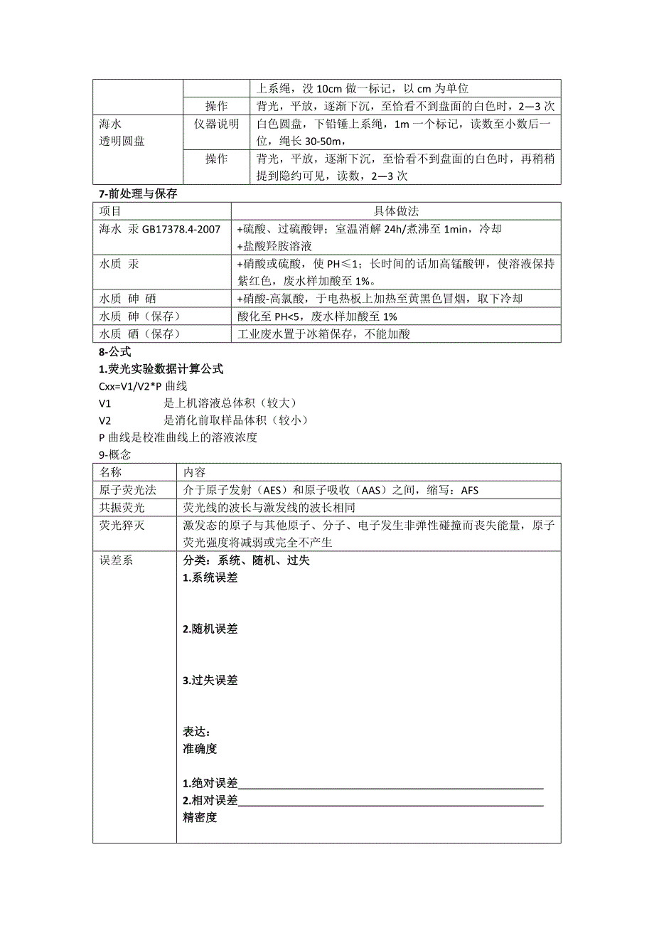 监测人员上岗证考试(水温、透明度、原子荧光)_第3页