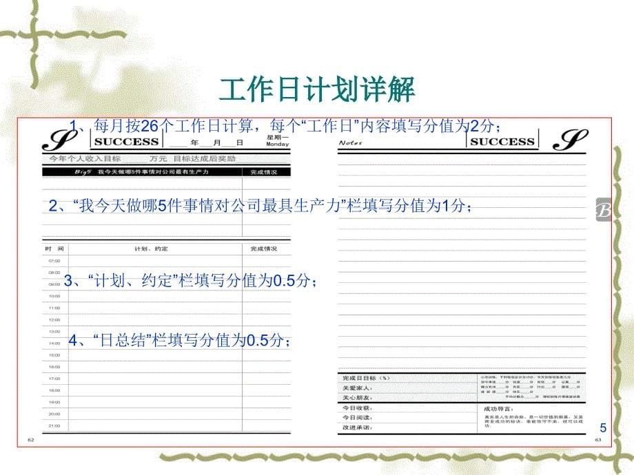 成功之师管理日志评分标准表_第5页