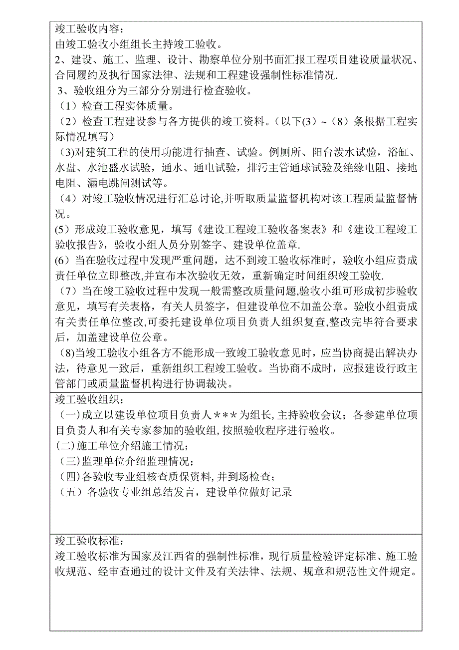 建设工程竣工验收报告范本_第2页