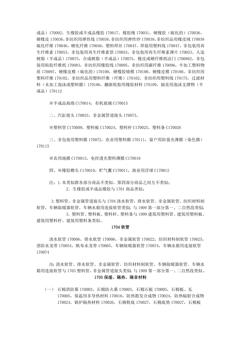 第 17 类 不属别类的橡胶、古塔胶,树胶、石棉、云母以及这些原材料的制品.doc_第2页