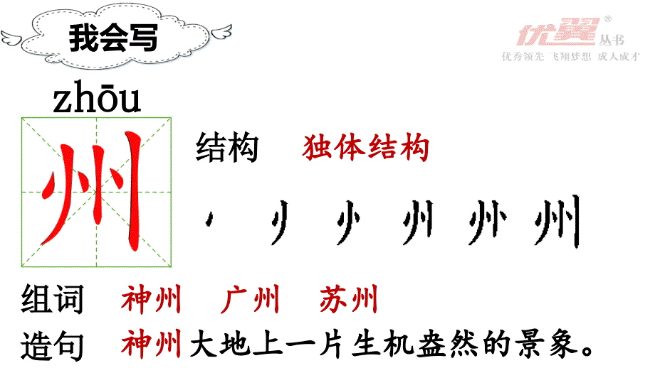 课堂教学课件识字1神州谣_第4页