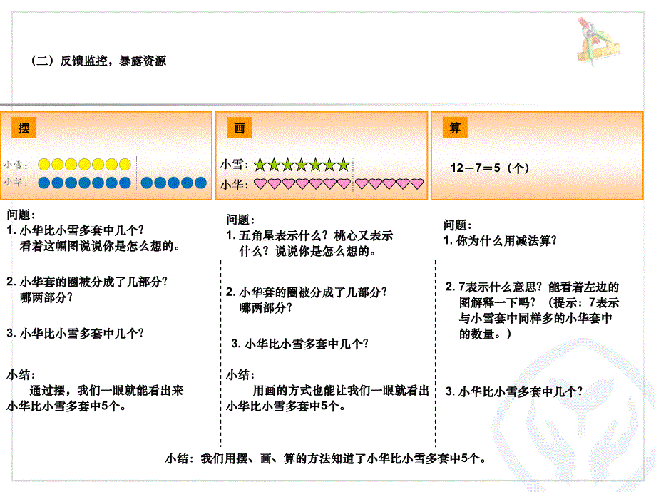 一年级数学解决问题二比多比少PPT_第4页