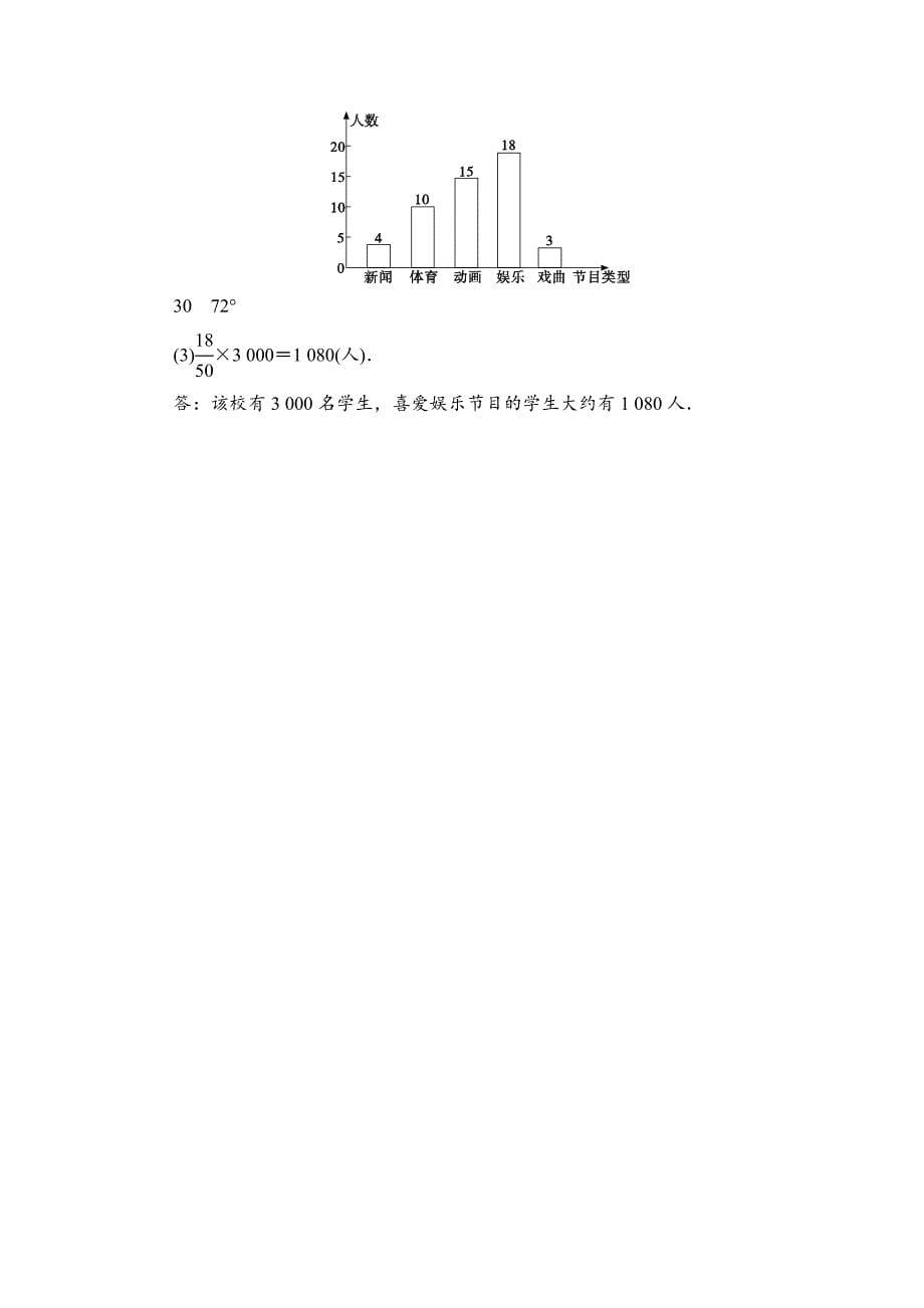 最新七年级上册数学北师大版同步测试教师版：第六章 数据的收集与整理_第5页