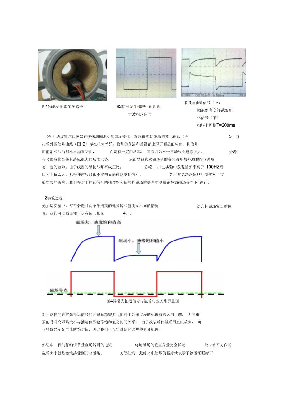 光磁共振实验中壁弛豫过程与外磁场关系复旦大学解读_第2页