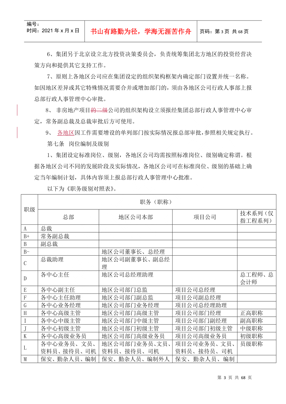 国内某集团人力资源管理办法_第4页