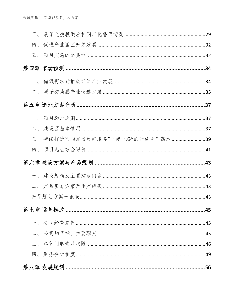 广西氢能项目实施方案模板范本_第2页