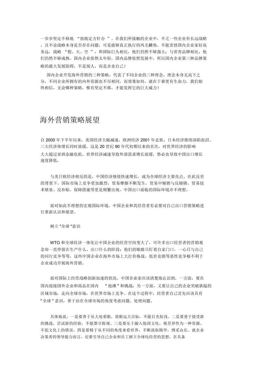 中国企业多途径构建海外营销体系_第5页