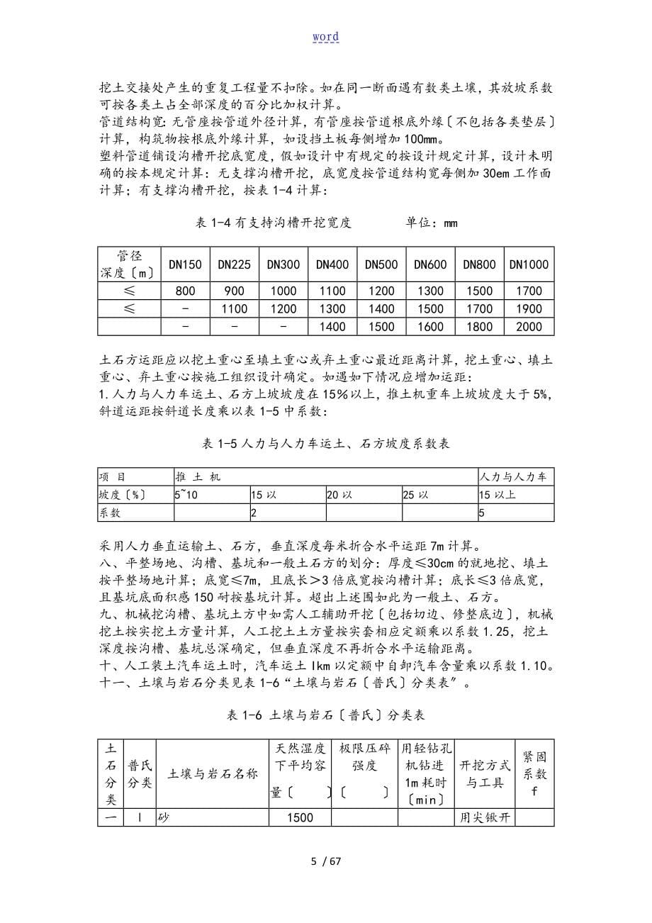 《浙江省市政工程预算定额》(2010版)_第5页