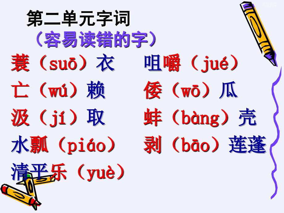 新人教版五年级下册语文总复习(字词、日积月累、人物形象)_第4页