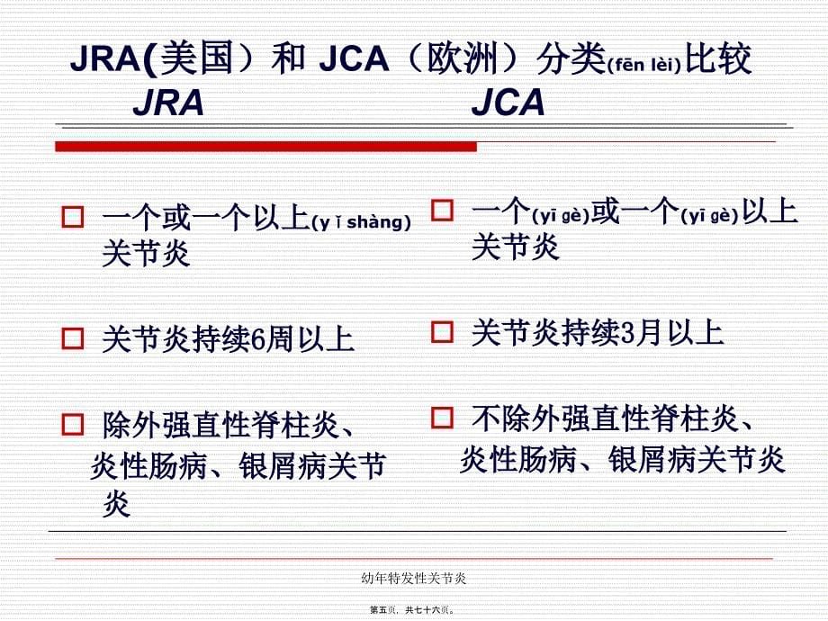 幼年特发性关节炎课件_第5页