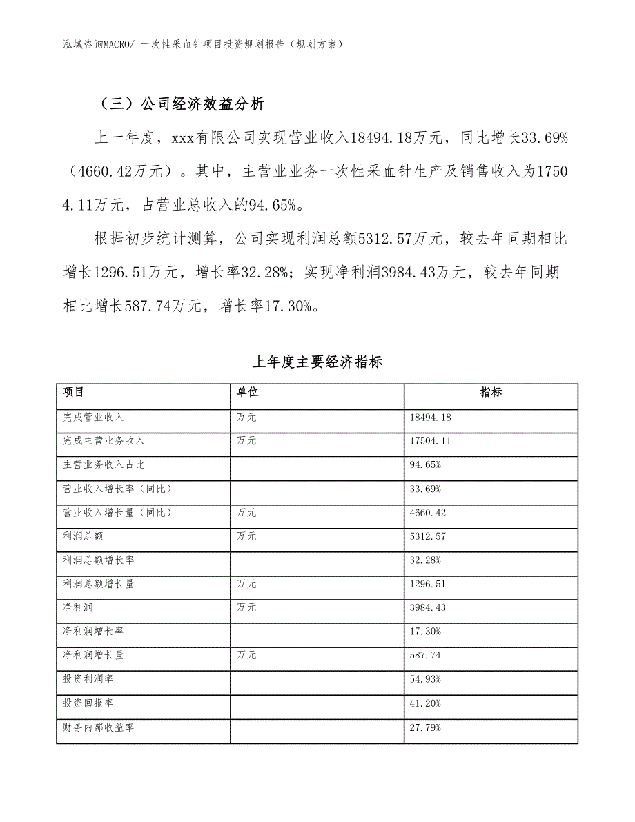 一次性采血针项目投资规划报告（规划方案）.docx_第3页