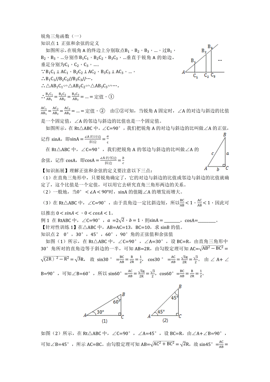 锐角三角函数.docx_第1页