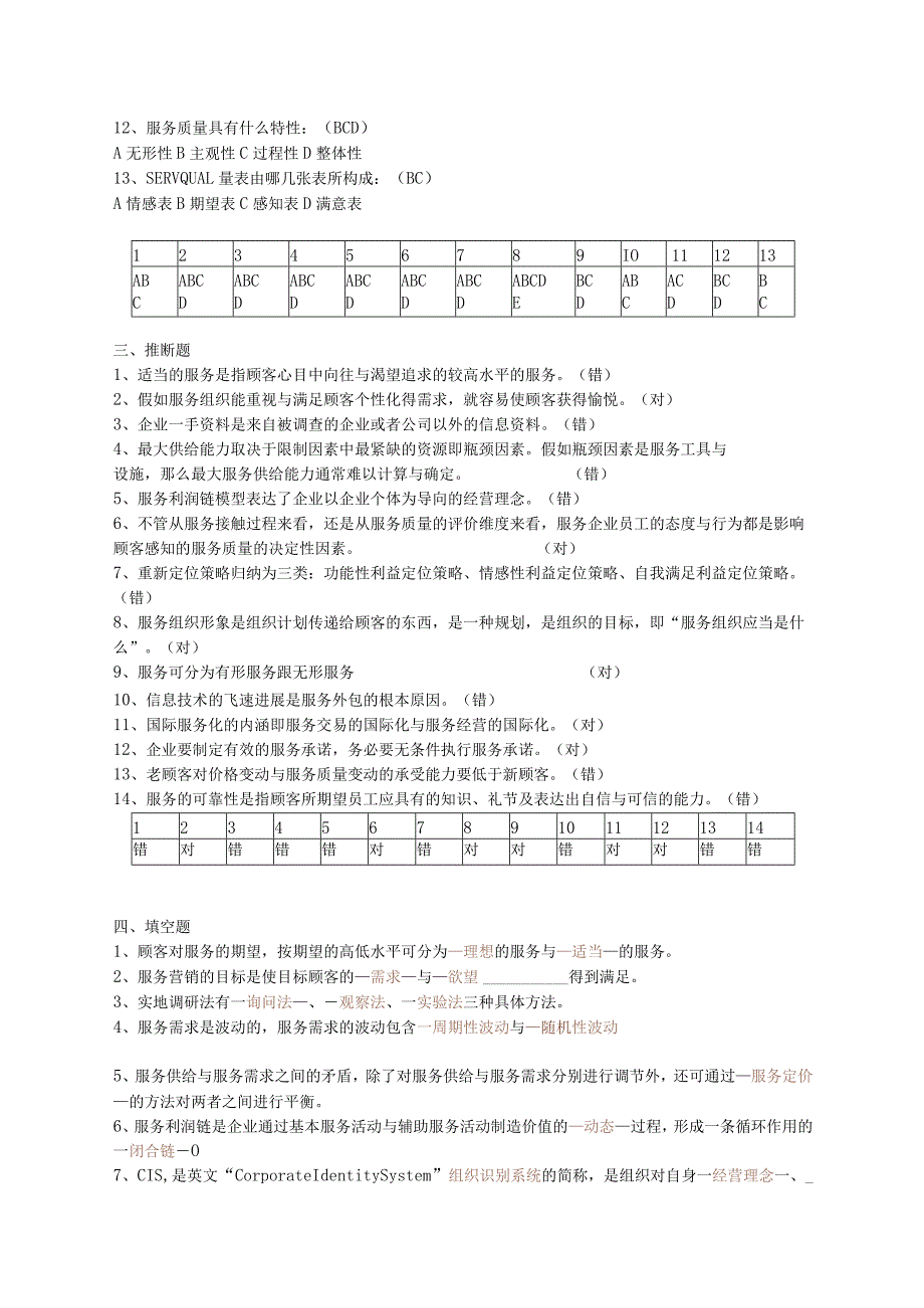 服务营销练习题_第4页