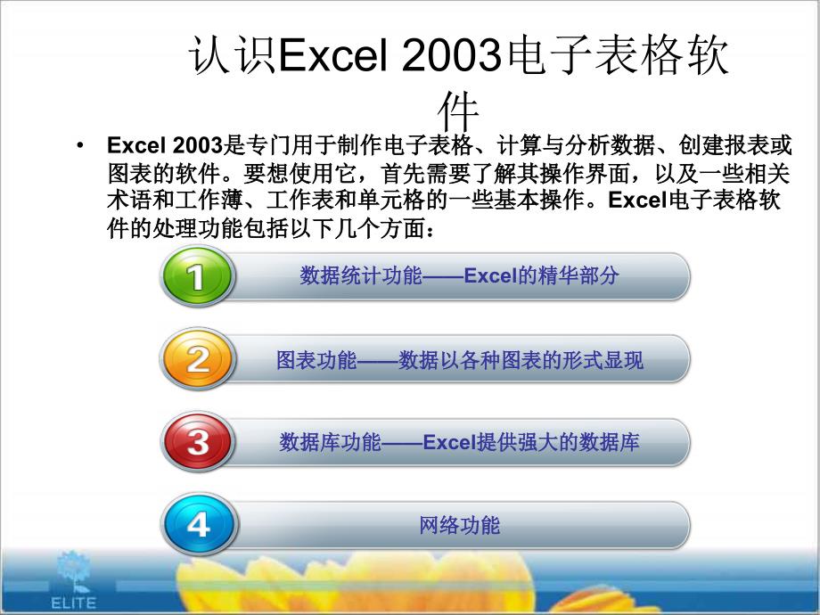 初识电子表格Excel公开课ppt课件_第3页