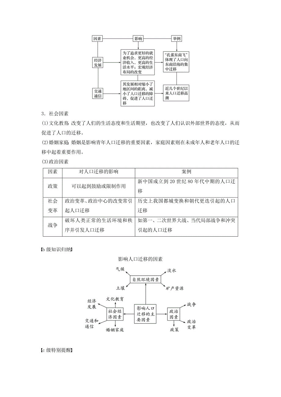 2018版高考地理复习专题五人口与城市微专题19人口迁移学案.docx_第3页