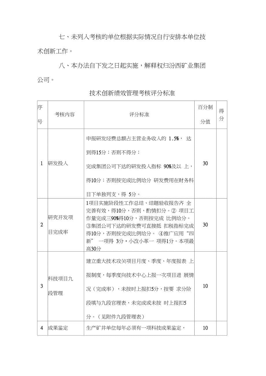 技术创新绩效管理考核办法_第5页