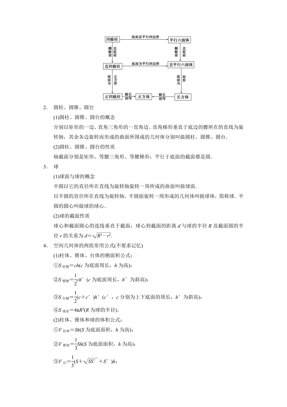 【步步高 江苏专用(理)】2014届高三数学《大二轮专题复习与增分策略》专题四 第1讲空间几何体.doc_第2页