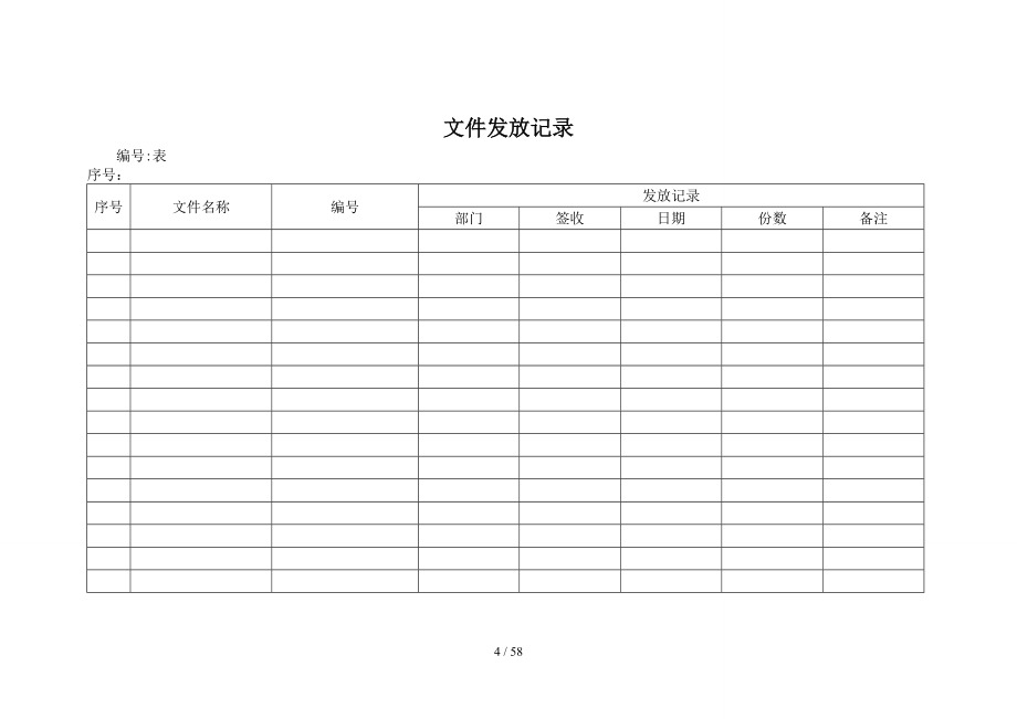 售后服务质量管理记录表格_第4页