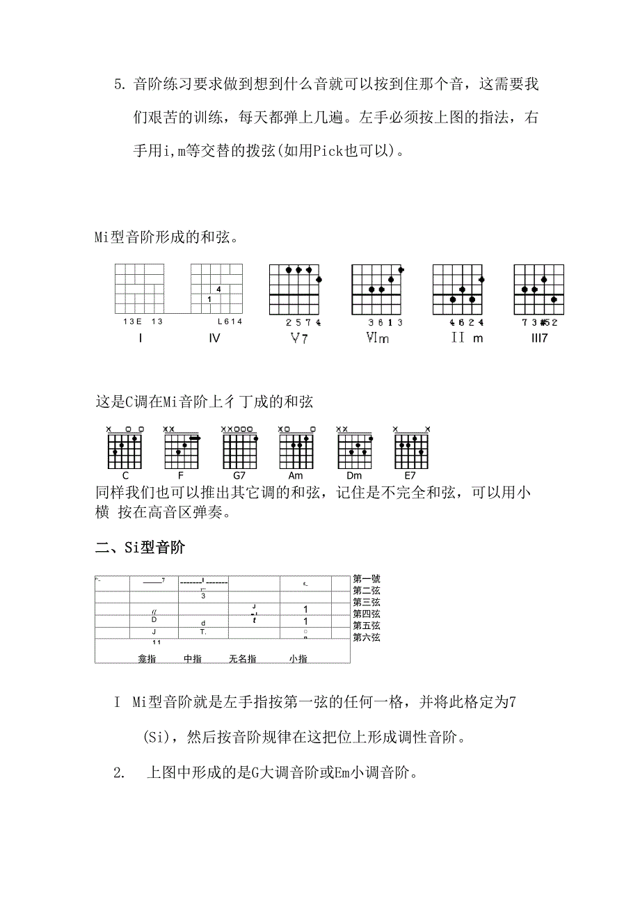 吉他音阶练习的各种指法_第2页