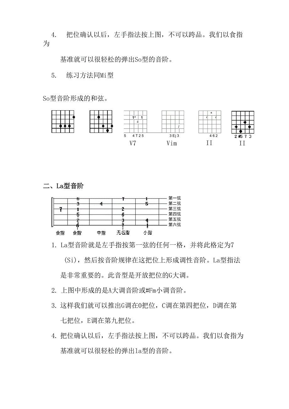 吉他音阶练习的各种指法_第4页