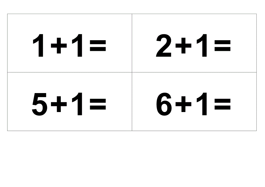 小学一年级以内加法口算卡片直接打印A_第1页