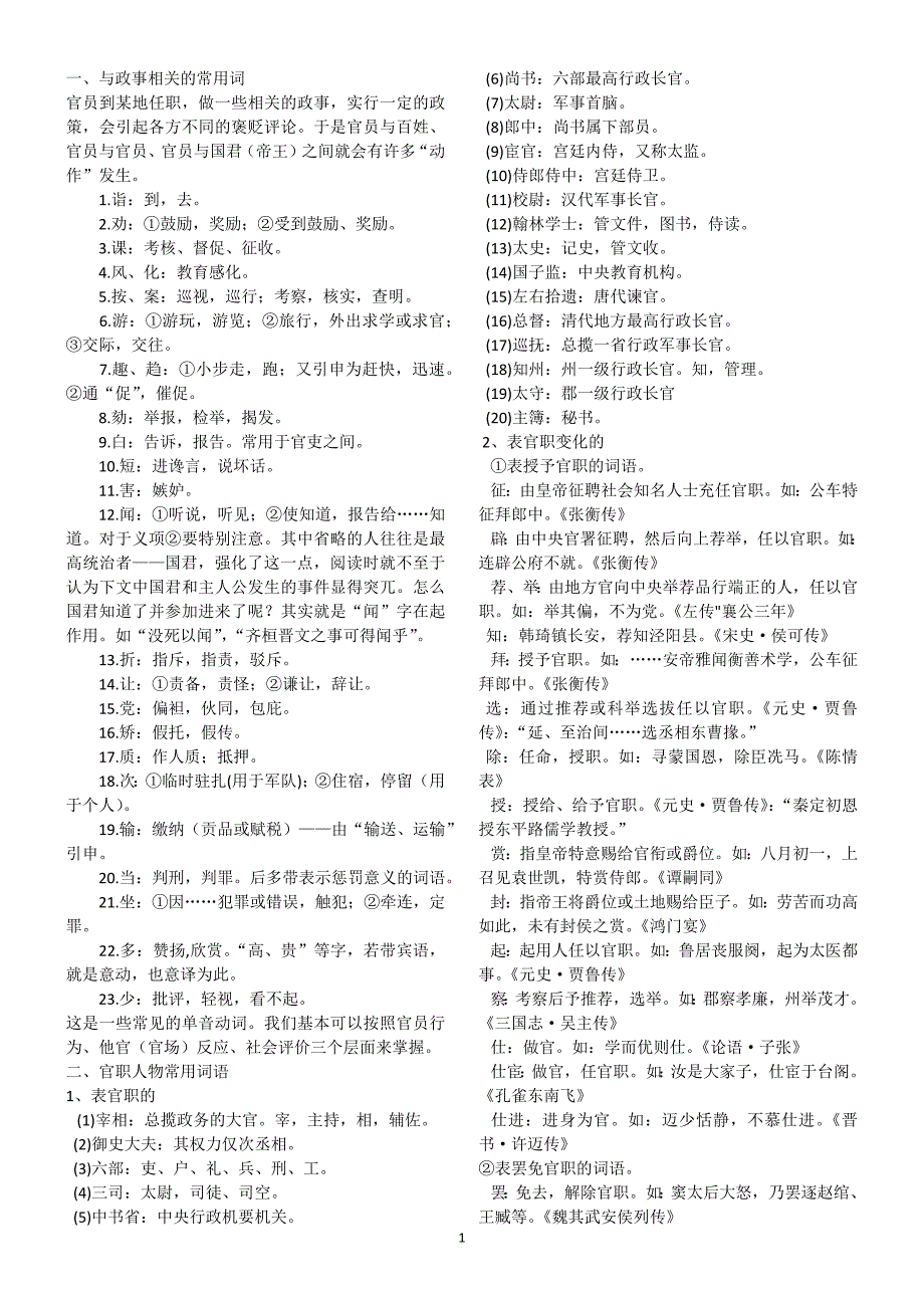 人物传记常用高频词语.docx_第1页